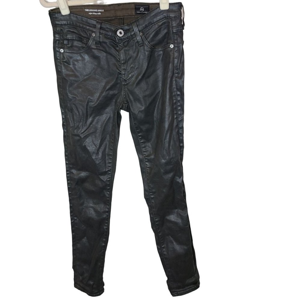 AG Adriano Goldschmied Womens 23 Black Super Skinny The Legging Ankle Jeans